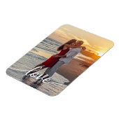 Voeg je eigen Romantische liefdesfoto toe Magneet (Linkerzijde)