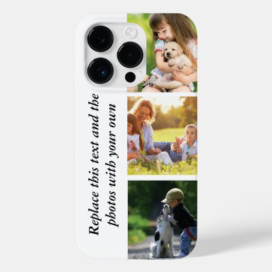 Voeg je eigen tekst en foto's toe Case-Mate iPhone case (Achterkant)