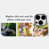 Voeg je eigen tekst en foto's toe Case-Mate iPhone case (Achterkant (horizontaal))