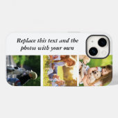 Voeg je eigen tekst en foto's toe Case-Mate iPhone case (Achterkant (horizontaal))