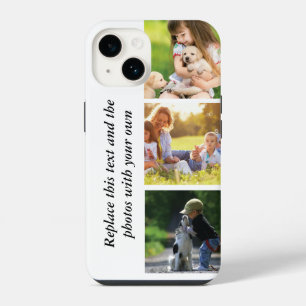 Voeg je eigen tekst en foto's toe iPhone 14 hoesje