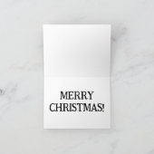 VOEG JE EIGEN TEKST-kerstkaart TOE Bedankkaart (Binnen)