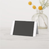 Voeg je eigen tekst licht en donkergrijs toe plaatskaartje (Achterkant)