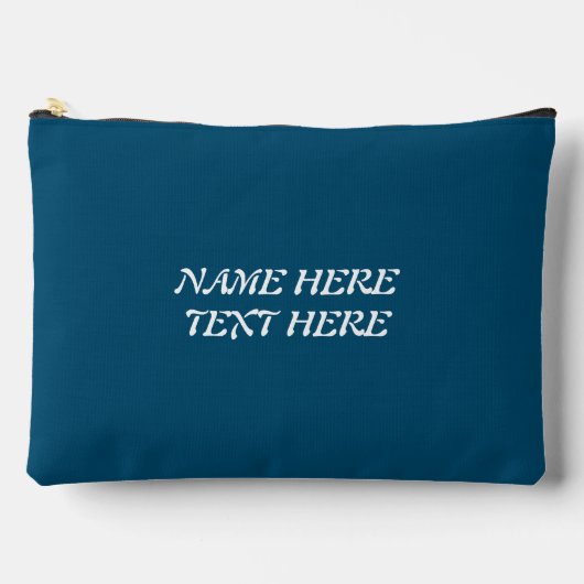 VOEG JE EIGEN TEKST MAKE-UP TAS TOE (Voorkant)