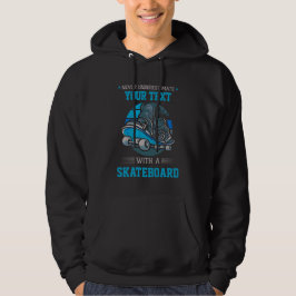 Voeg je eigen tekst nooit te onderschatten toe - S Hoodie
