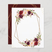 voeg je eigen tekst toe aan de waterverf van Burgu (Voorkant / Achterkant)