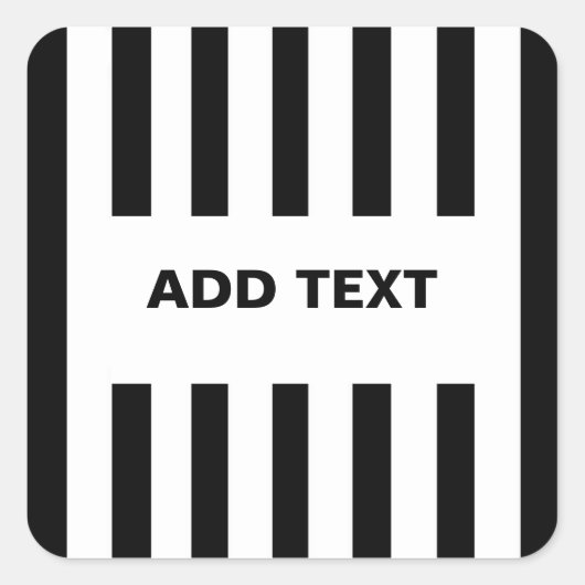 Voeg je eigen tekst toe aan Stickers van de refere (Voorkant)