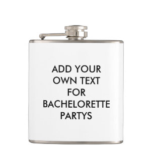 Voeg je eigen tekst toe Bachelorette Heupfles