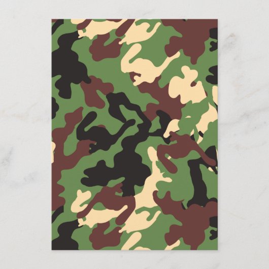 VOEG JE EIGEN TEKST TOE Camouflage Menu (Voorkant)