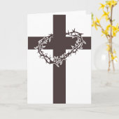 VOEG JE EIGEN TEKST TOE Christelijke groet Kaart (Gele Bloem)