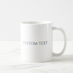 Voeg Je Eigen Tekst Toe, Gepersonaliseerd Cadeau v Koffiemok