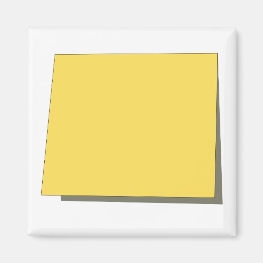 Voeg je eigen tekst toe! magneet (Voorkant)