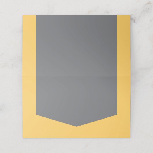 Voeg je eigen tekst toe Modern licht Sinaasappel e Plaatskaartje (Buitenkant ongevouwen)