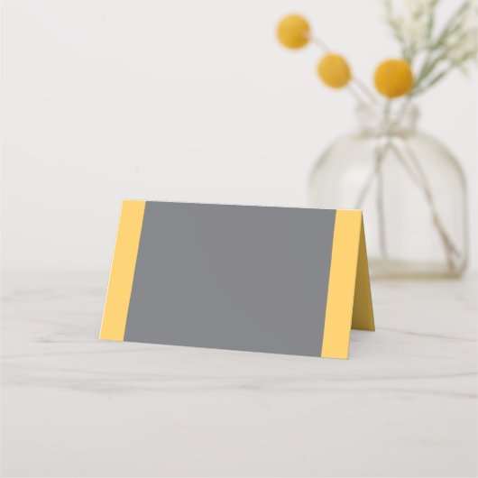 Voeg je eigen tekst toe Modern licht Sinaasappel e Plaatskaartje (Achterkant)