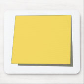 Voeg je eigen tekst toe! muismat (Voorkant)