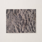 Voeg je eigen tekst toe, schrijf in zand, zonnig s legpuzzel (Horizontaal)