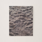 Voeg je eigen tekst toe, schrijf in zand, zonnig s legpuzzel (Verticaal)