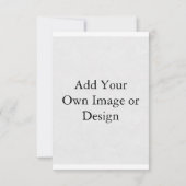 Voeg je eigen tekst toe - Uitnodiging (Achterkant)