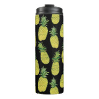 Voeg je eigen tekst toe! Waterverf ananas