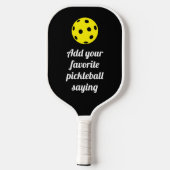 Voeg je eigen winkelslagtang toe pickleball paddle (Achterkant)