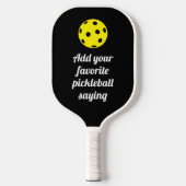 Voeg je eigen winkelslagtang toe pickleball paddle (Voorkant)