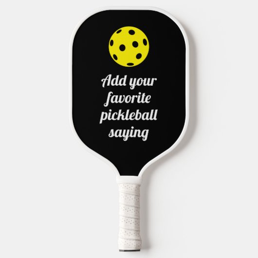 Voeg je eigen winkelslagtang toe pickleball paddle (Voorkant)