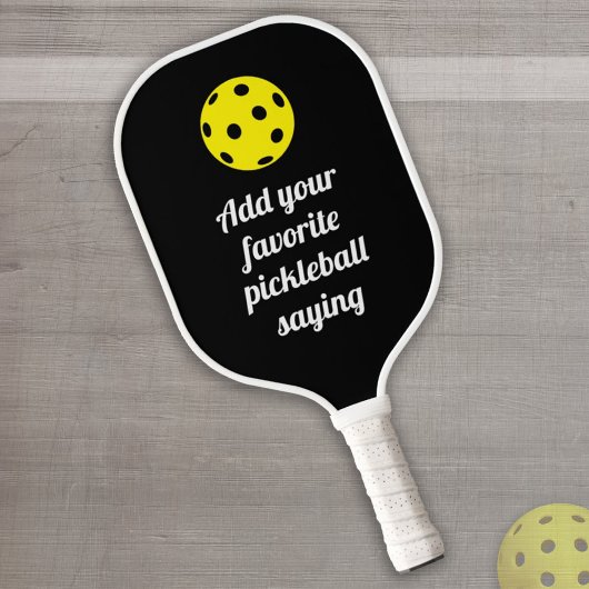 Voeg je eigen winkelslagtang toe pickleball paddle