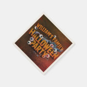 Voeg je eigen woorden toe Aangepaste Halloween Mon Servet (Hoek)