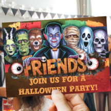 Voeg je eigen woorden toe Custom Halloween Monster