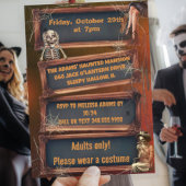 Voeg je eigen woorden toe Custom Halloween Monster Kaart