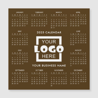 Voeg je eigen zakelijke Logo 2025 kalender toe | M