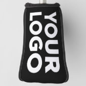 Voeg je eigen zakelijke Logo toe aan Black Golfheadcover (Draai 90)