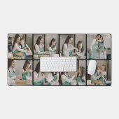 Voeg je familie Afbeeldingen in acht foto collage Bureaumat (Keyboard & Muis)