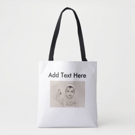 Voeg je favoriete Afbeelding toe aan deze tas (Voorkant)