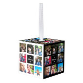 Voeg je favoriete foto zwart-wit toe decoratie (Achter hoekig)