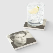 Voeg je foto 2.0 toe stenen onderzetter (Zijkant)