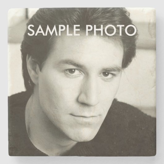 Voeg je foto 2.0 toe stenen onderzetter (Voorkant)