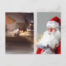 Voeg je foto bij het kerstbezoek aan Kerstmis en A