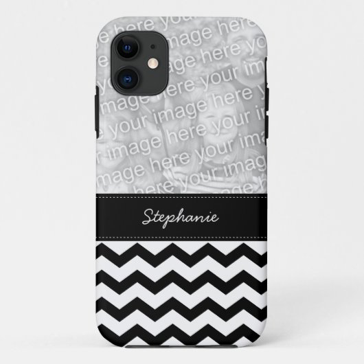 Voeg je foto Chevron Zigzag iPhone 5 Hoesje toe (Achterkant)