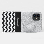 Voeg je foto Chevron Zigzag iPhone 5 Hoesje toe (Achterkant (horizontaal))