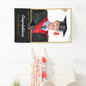 Voeg je Foto-felicitaties toe afstuderen Foto Spandoek (Insitu)