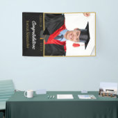 Voeg je Foto-felicitaties toe afstuderen Foto Spandoek (Beurs)