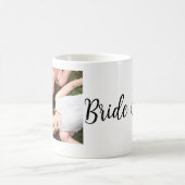 Voeg je foto naam bruidsmeisje selectie bruid part koffiemok (Center)