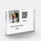 Voeg je foto of barcode naam tekst details eenvoud (Links)