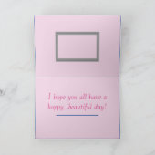 Voeg je foto - Pasen Kaart voor meisjes (Binnen)