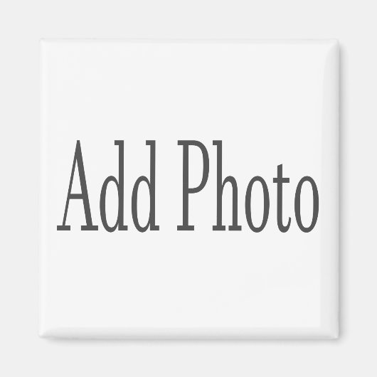 Voeg je foto ronde of vierkante magneet toe (Voorkant)