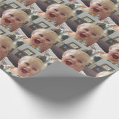 Voeg je foto toe aan deze aangepaste cadeauverpakk cadeaupapier (Hoek)