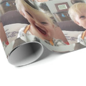 Voeg je foto toe aan deze aangepaste cadeauverpakk cadeaupapier (Rol Hoek)