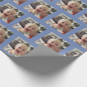Voeg je foto toe aan deze aangepaste cadeauverpakk cadeaupapier (Hoek)