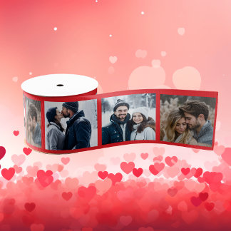 Voeg je foto toe aan dit ambacht grosgrain lint